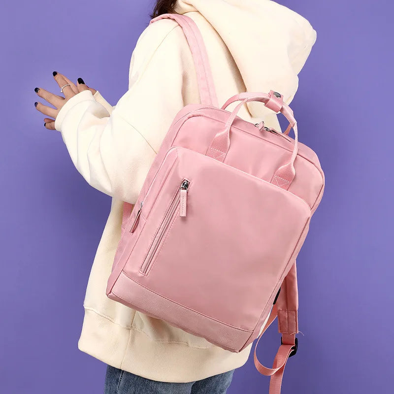 Waterproof Nylon Women Backpacks Large Capacity Shoulder Bags for Teenage Girls Casual Light Travel Back Pack Mochilas