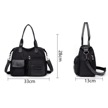 Waterproof Oxford Bag Large Capacity Handbag Lady Travel Bag Solid Color Messenger Bags for Women 2021 Multi-pocket Sac A Main