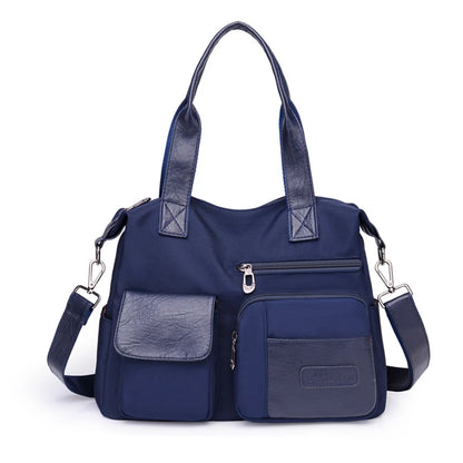 Waterproof Oxford Bag Large Capacity Handbag Lady Travel Bag Solid Color Messenger Bags for Women 2021 Multi-pocket Sac A Main
