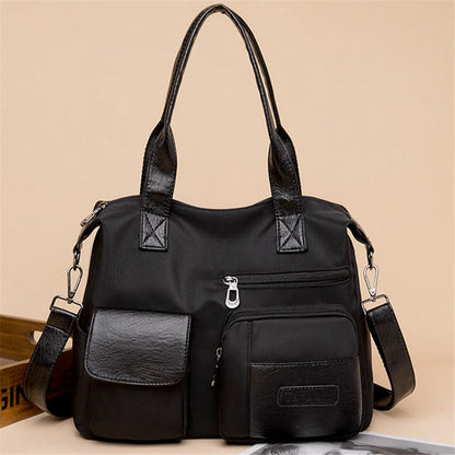 Waterproof Oxford Bag Large Capacity Handbag Lady Travel Bag Solid Color Messenger Bags for Women 2021 Multi-pocket Sac A Main
