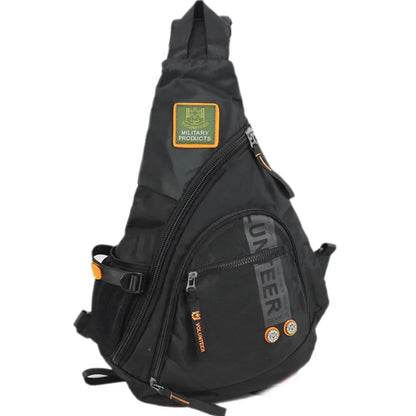 Waterproof Oxford Men Single Shoulder Messenger Chest Bag High Capacity Travel Military Cross body Bags Sling Rucksack Back Pack