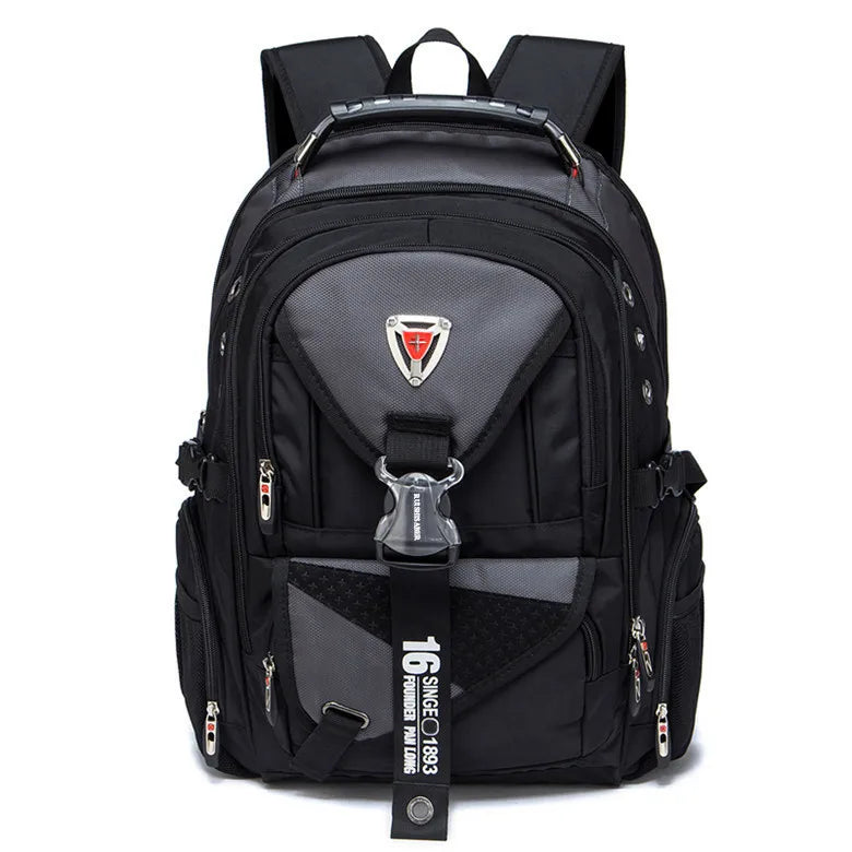 Waterproof Oxford Swiss Backpack Men 17 Inch Laptop Backpacks Travel Rucksack Female Vintage School Bags Casual Bagpack Mochila