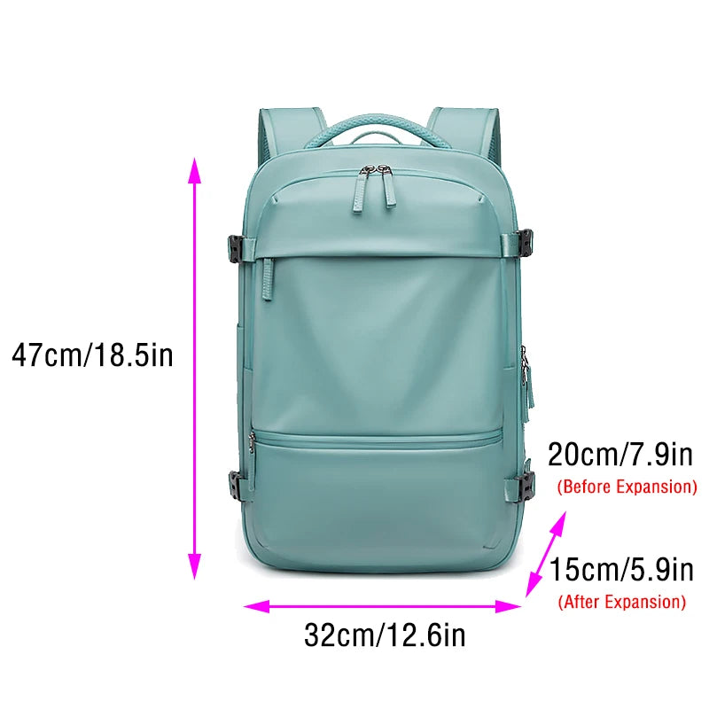 Waterproof Oxford Women Backpack Fashion Laptop School Back Pack Dry and Wet Separation Multifinonal Travel Backpacks Man Sale