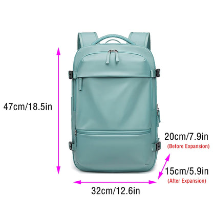 Waterproof Oxford Women Backpack Fashion Laptop School Back Pack Dry and Wet Separation Multifinonal Travel Backpacks Man Sale