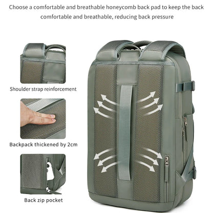 Waterproof Oxford Women Backpack Fashion Laptop School Back Pack Dry and Wet Separation Multifinonal Travel Backpacks Man Sale