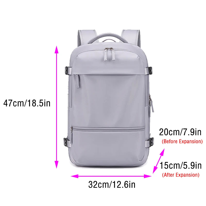 Waterproof Oxford Women Backpack Fashion Laptop School Back Pack Dry and Wet Separation Multifinonal Travel Backpacks Man Sale