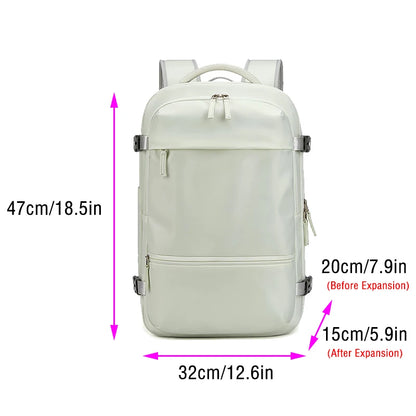 Waterproof Oxford Women Backpack Fashion Laptop School Back Pack Dry and Wet Separation Multifinonal Travel Backpacks Man Sale