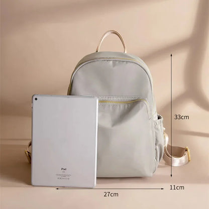Waterproof Oxford cloth ladies simple casual large capacity female backpack fashion student school travel bag