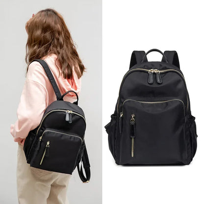 Waterproof Oxford cloth ladies simple casual large capacity female backpack fashion student school travel bag
