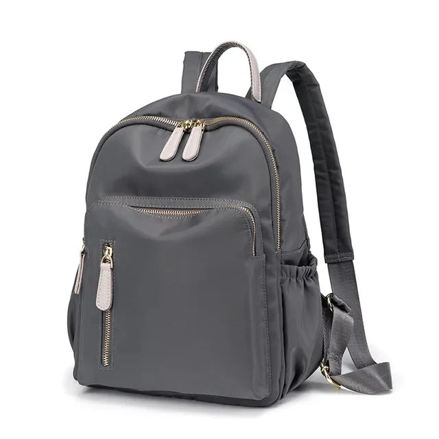 Waterproof Oxford cloth ladies simple casual large capacity female backpack fashion student school travel bag