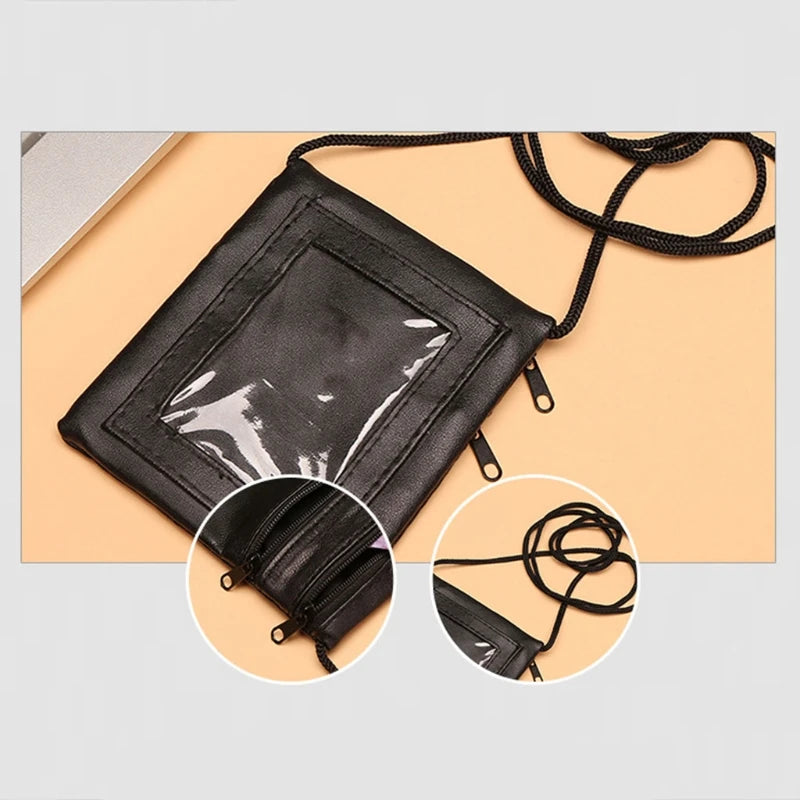 Waterproof Passport Neck Bag Men Women Outdoor Shoulder Bag Storage Phone Bag
