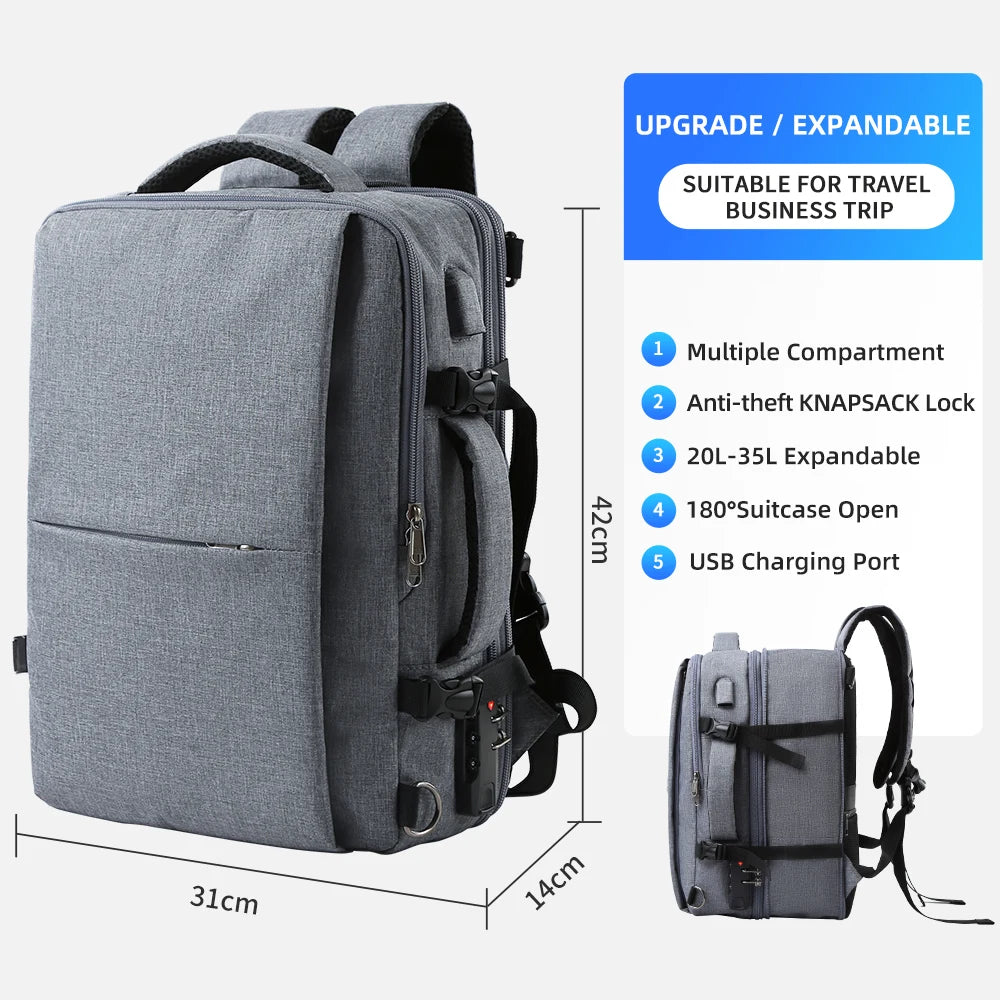 Waterproof Travel Backpack Men Women Multifunction 15.6inch /17 inch Laptop Backpacks Male Female Outdoor Luggage Bag Mochilas