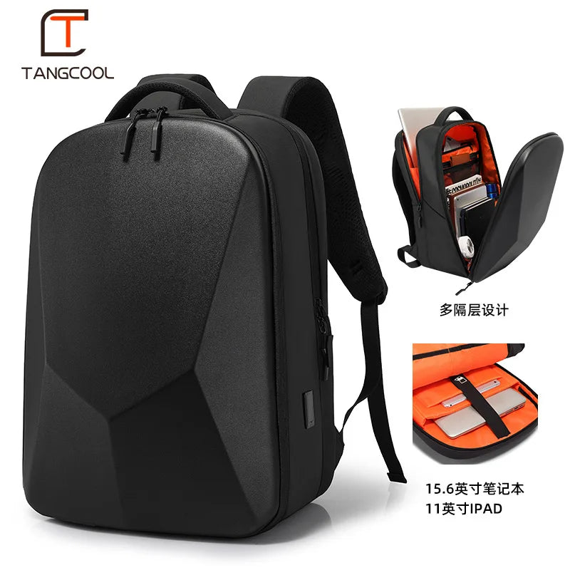 Waterproof Travel Backpack with Usb Charging Hard Shell Men Backpack 15.6Inch Laptop Backpack Gaming Bagpack School