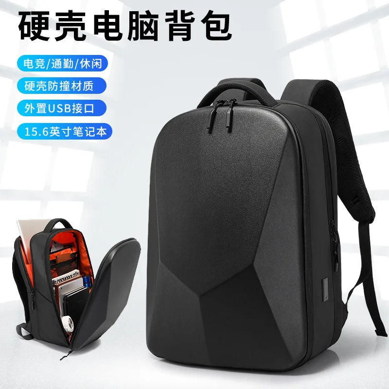 Waterproof Travel Backpack with Usb Charging Hard Shell Men Backpack 15.6Inch Laptop Backpack Gaming Bagpack School