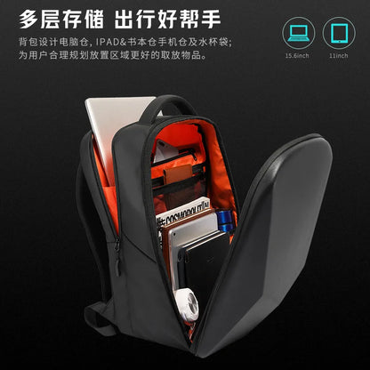 Waterproof Travel Backpack with Usb Charging Hard Shell Men Backpack 15.6Inch Laptop Backpack Gaming Bagpack School