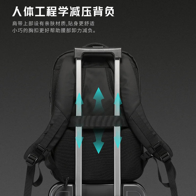 Waterproof Travel Backpack with Usb Charging Hard Shell Men Backpack 15.6Inch Laptop Backpack Gaming Bagpack School