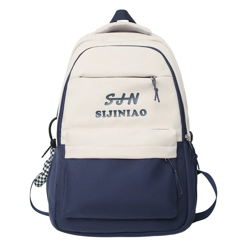 Waterproof Women High Capacity School Bag Ladies Nylon Student Girl Book Bag Fashion Female Cute Laptop College Backpacks Travel