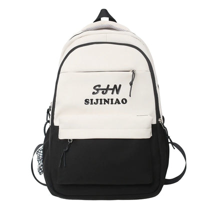 Waterproof Women High Capacity School Bag Ladies Nylon Student Girl Book Bag Fashion Female Cute Laptop College Backpacks Travel
