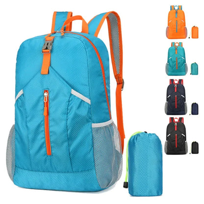 Waterproof and Wear-resistant Lightweight Backpack Packable,Outdoor Travel Camping Daypack Foldable Hiking Backpack