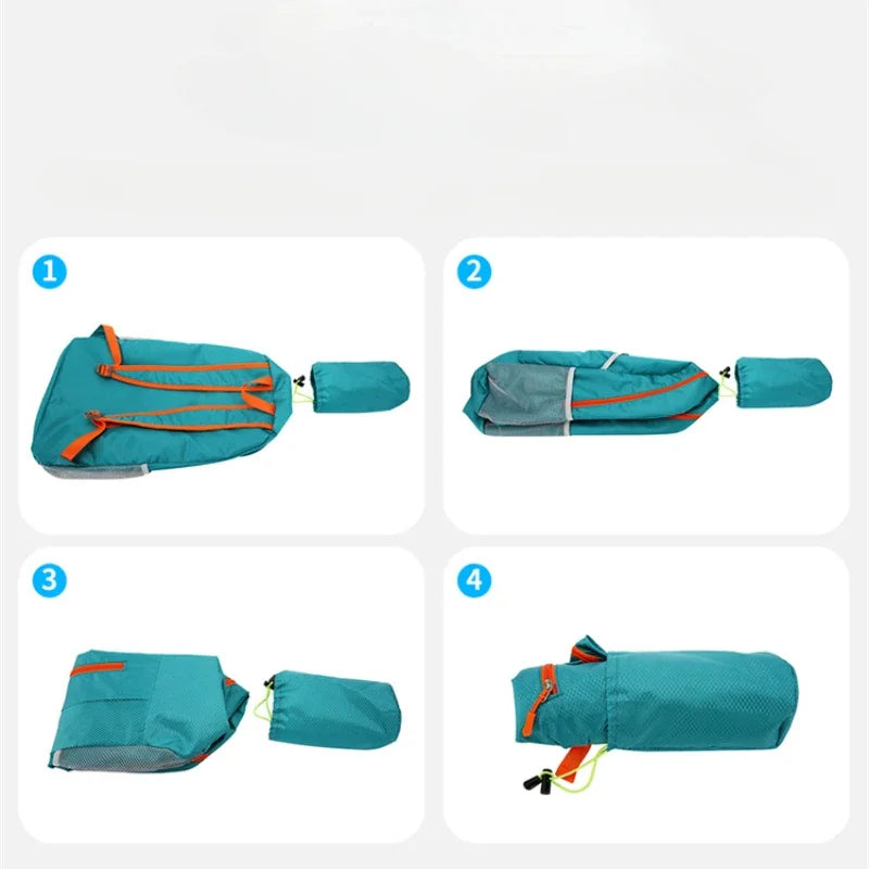 Waterproof and Wear-resistant Lightweight Backpack Packable,Outdoor Travel Camping Daypack Foldable Hiking Backpack