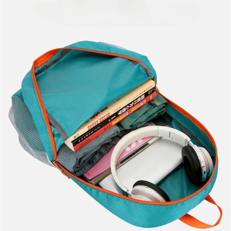 Waterproof and Wear-resistant Lightweight Backpack Packable,Outdoor Travel Camping Daypack Foldable Hiking Backpack