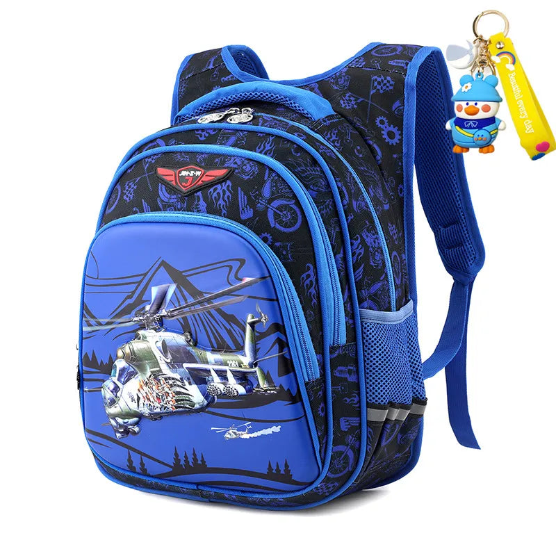 Waterproof children School Bags For Girls Boys Kids Schoolbag cartoon 3D Primary Orthopedic school Backpack book bag Grade 1-3-6