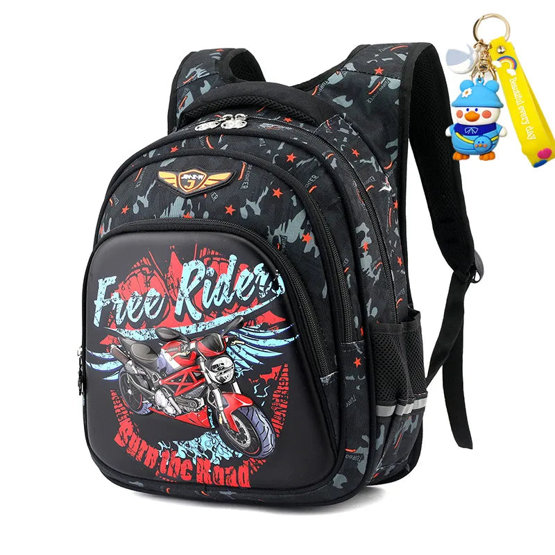 Waterproof children School Bags For Girls Boys Kids Schoolbag cartoon 3D Primary Orthopedic school Backpack book bag Grade 1-3-6