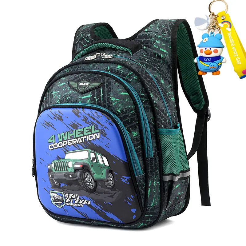 Waterproof children School Bags For Girls Boys Kids Schoolbag cartoon 3D Primary Orthopedic school Backpack book bag Grade 1-3-6