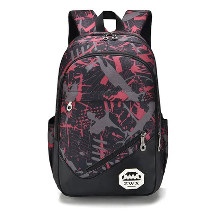 Waterproof travel laptop backpack children School Bags teenager Boys girls camouflage school Backpack set high School backpack