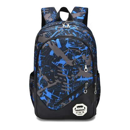 Waterproof travel laptop backpack children School Bags teenager Boys girls camouflage school Backpack set high School backpack
