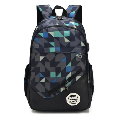 Waterproof travel laptop backpack children School Bags teenager Boys girls camouflage school Backpack set high School backpack