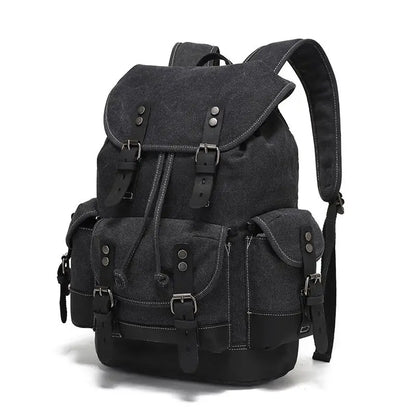 Waxed Canvas Waterproof Backpack Men Backpacks Leisure Rucksack Travel School Bag Laptop Bagpack men vintage shoulder bookbags