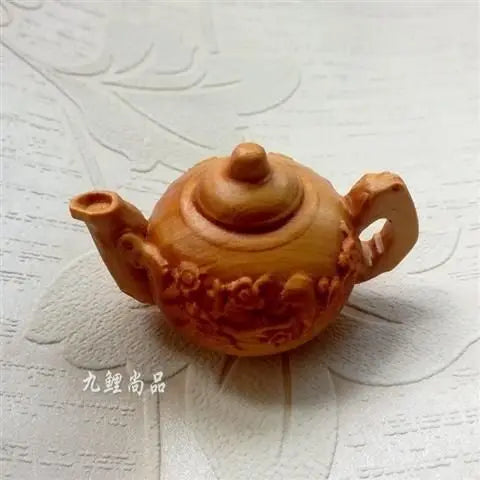 Wealth-bringing Taihang Cliff Cypress Wood Ageing High Oil High-density Sculpture Modern Art Statues for Decoration Desk Decor