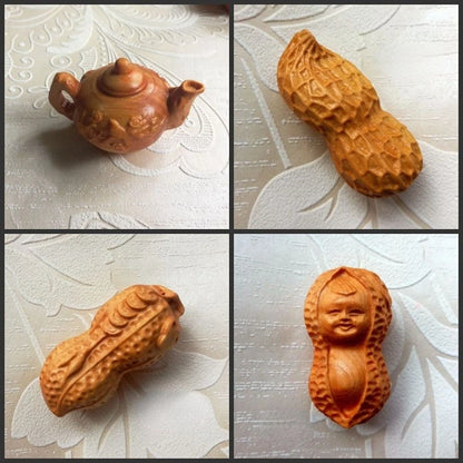 Wealth-bringing Taihang Cliff Cypress Wood Ageing High Oil High-density Sculpture Modern Art Statues for Decoration Desk Decor