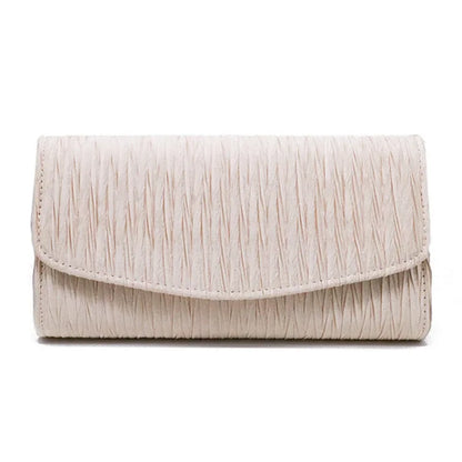 Wedding Evening Bag Elegant Fold Clutch Shoulder Wallets Chain Purse Designer Small Handbags Bags for Women Trend 2024 Promotion