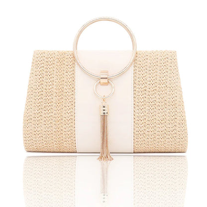 Wedding Evening Bag Shoulder Designer Handbag Braid Purses Chain Clutch Luxury Brand Square Bags for Women 2024 High Quality New