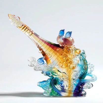 Wedding Ornament Lute And Psaltery Are In Harmony Hold Your Hand And Grow Old Together With You Valentine's Day Present
