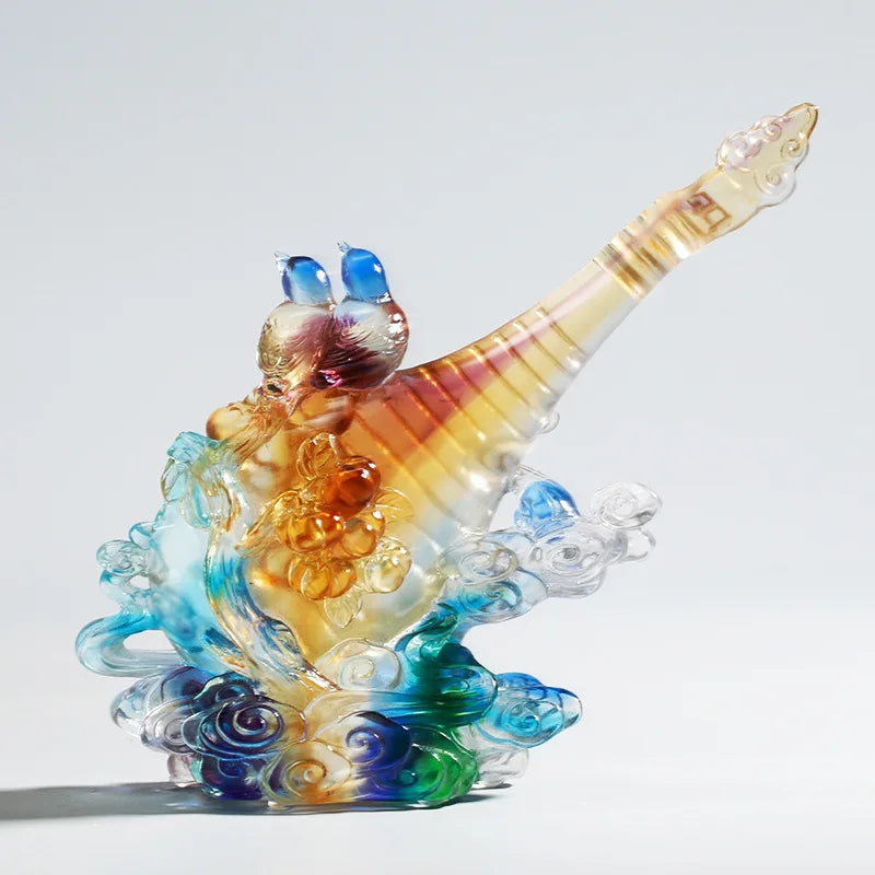 Wedding Ornament Lute And Psaltery Are In Harmony Hold Your Hand And Grow Old Together With You Valentine's Day Present
