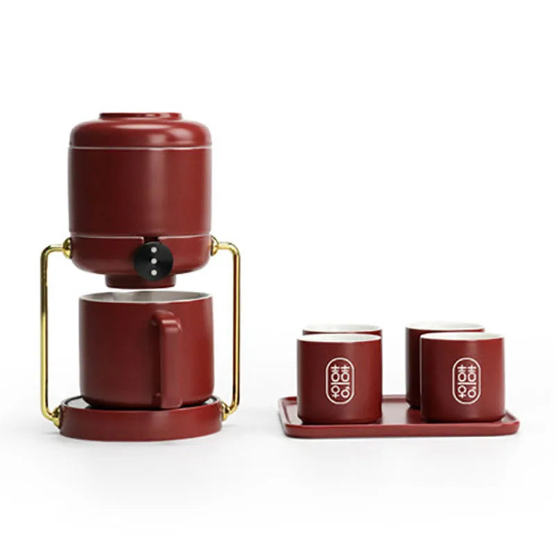 Wedding tea set automatic tea maker wedding supplies wedding gifts