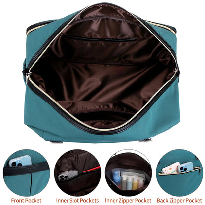 Weekender Bags for Women Overnight Bag Large Canvas Travel Duffel Bag with Shoe Compartment Carry On Tote Bag for Travel