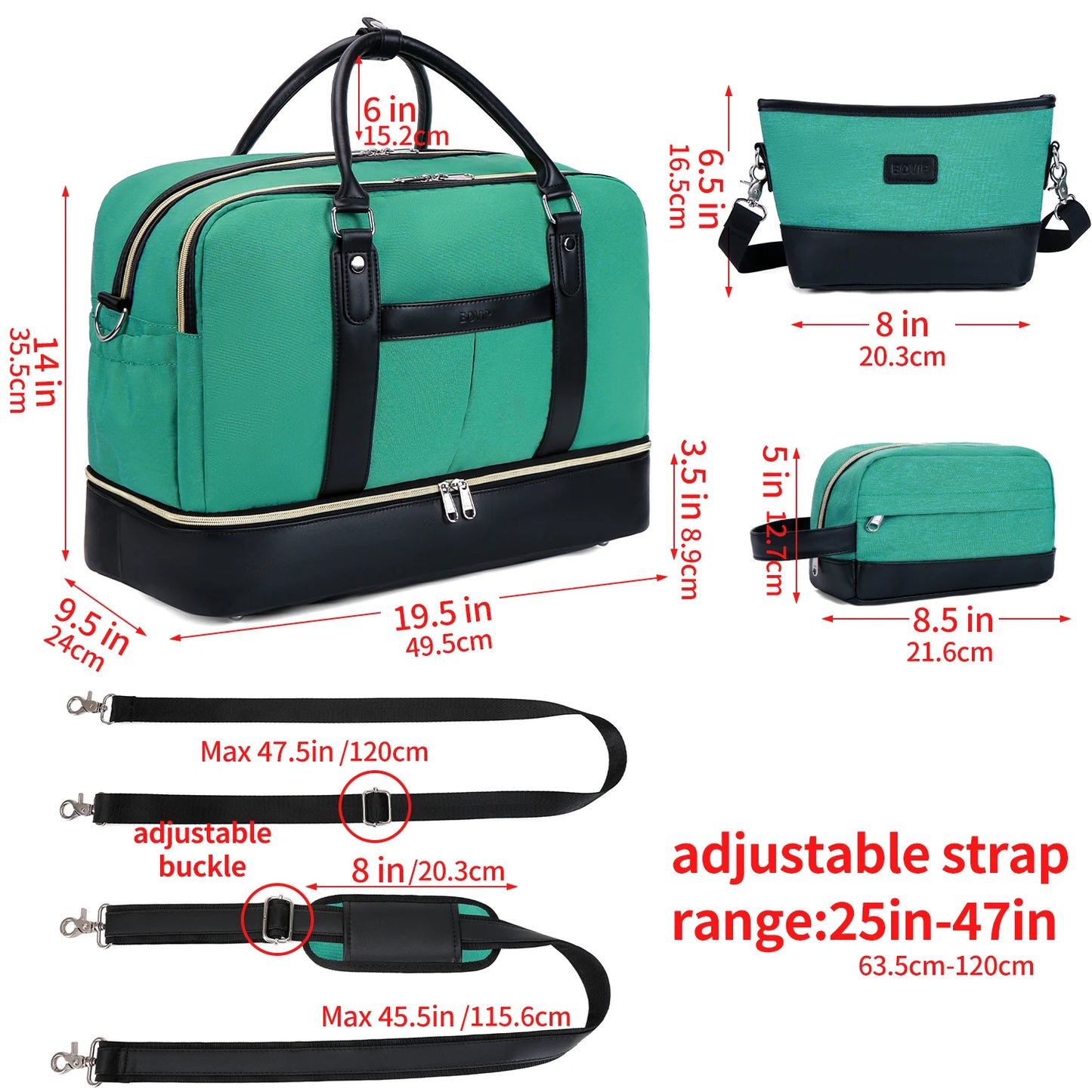 Weekender Bags for Women Overnight Bag Large Canvas Travel Duffel Bag with Shoe Compartment Carry On Tote Bag for Travel