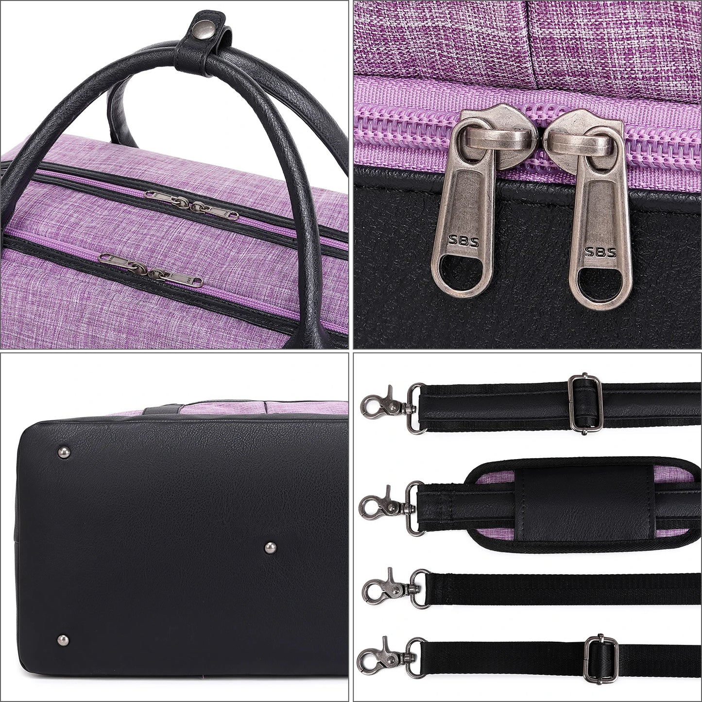 Weekender Bags for Women Overnight Bag Large Canvas Travel Duffel Bag with Shoe Compartment Carry On Tote Bag for Travel