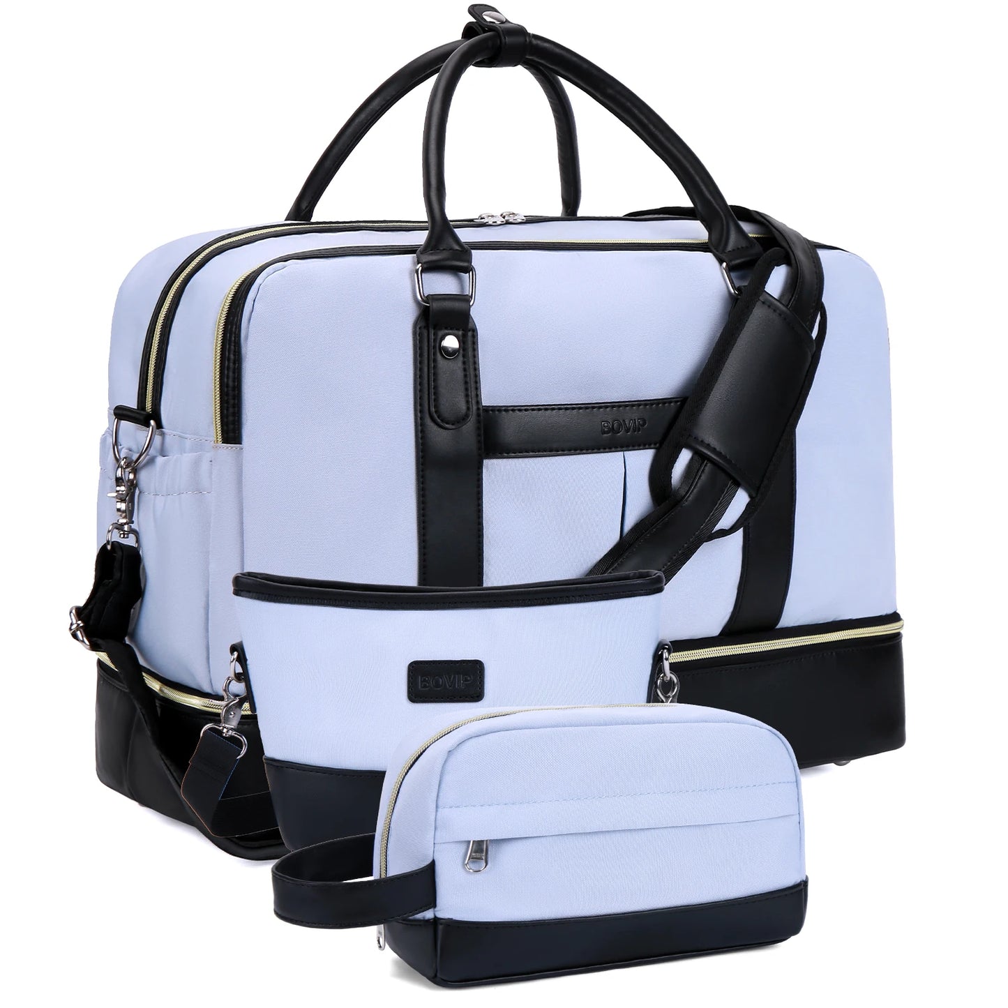 Weekender Bags for Women Overnight Bag Large Canvas Travel Duffel Bag with Shoe Compartment Carry On Tote Bag for Travel