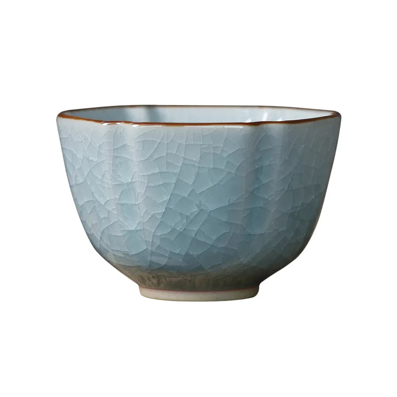 Weng Muruzheng Ice Crack Tea Cup Longquan Celadon Master Cup Single Cup Men's Tea Cup Ceramic Women's Tea Cup