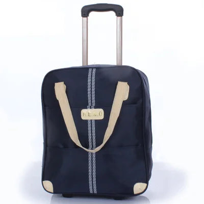 Wheeled bag  Women Luggage  girl Handbag wheels waterproof trolley bags business large capacity Boarding bag Travel Suitcase Bag
