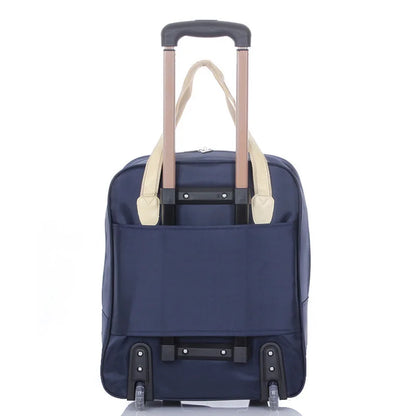 Wheeled bag  Women Luggage  girl Handbag wheels waterproof trolley bags business large capacity Boarding bag Travel Suitcase Bag