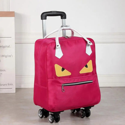 Wheeled bag for travel Women travel with wheels trolley bags Oxford large capacity Travel Rolling Luggage Fashion Suitcase Bag