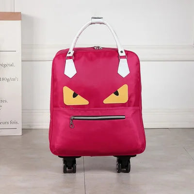 Wheeled bag for travel Women travel with wheels trolley bags Oxford large capacity Travel Rolling Luggage Fashion Suitcase Bag