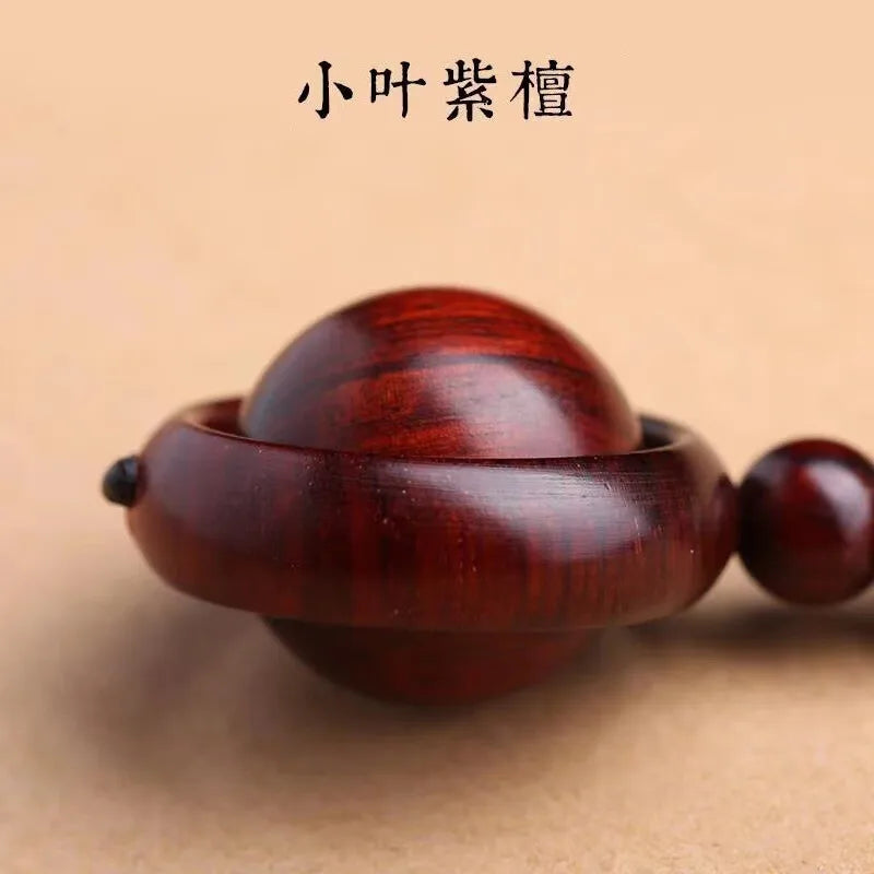 When Little Leaf Red Sandalwood comes and goes, the key buckle, handle, car pendant, wooden carving, sandalwood keychain, one