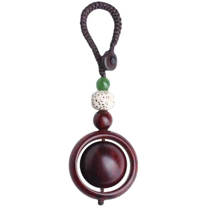 When Little Leaf Red Sandalwood comes and goes, the key buckle, handle, car pendant, wooden carving, sandalwood keychain, one
